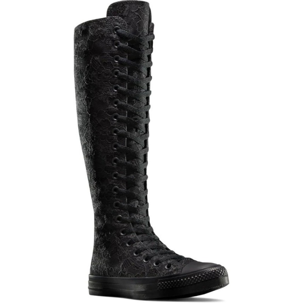 Womens Size 10 Converse Knee-High Shoes Chuck Taylor All Star XXHi Black A15661C - Picture 2 of 8